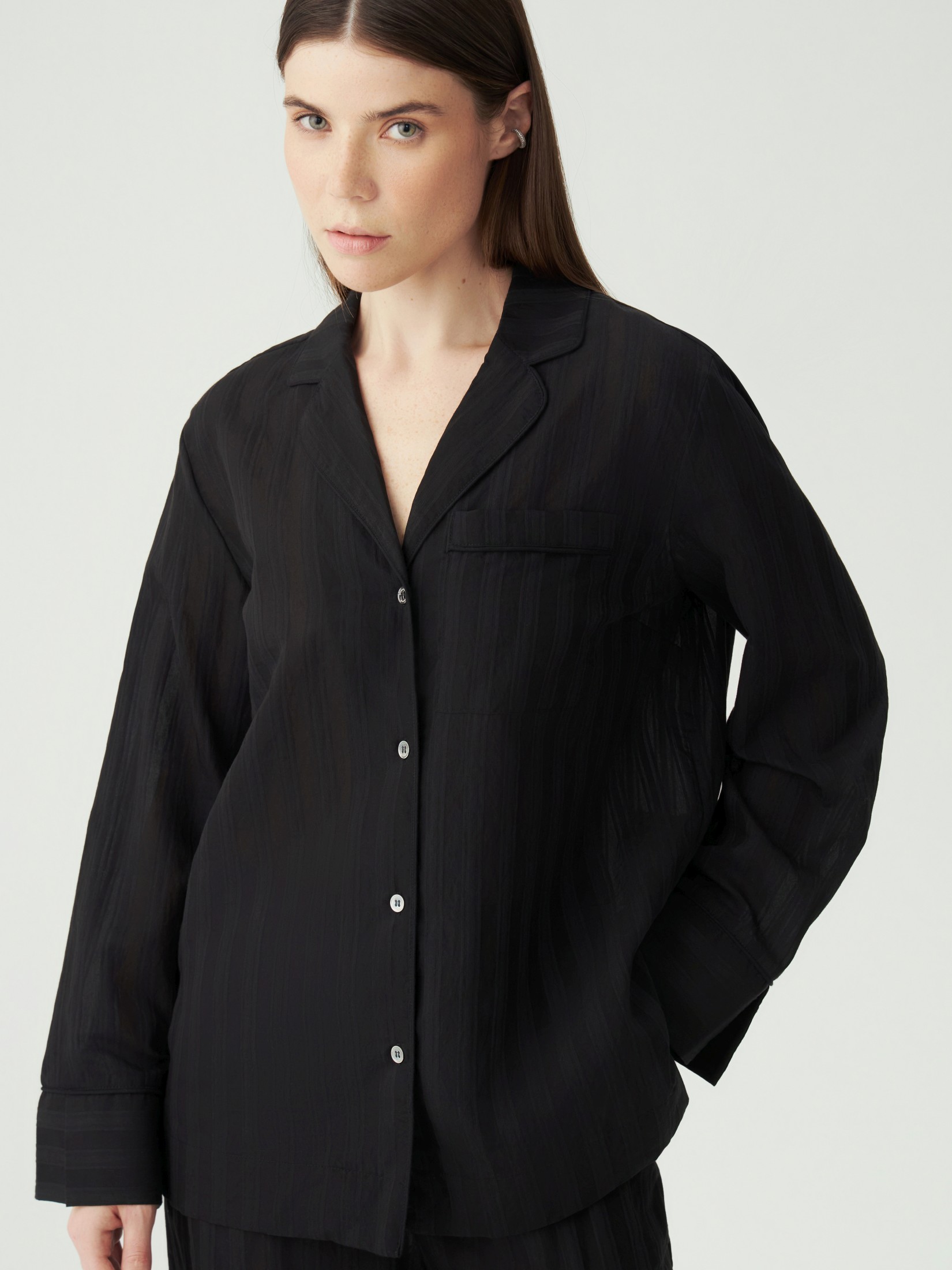Блузка женская черная набор для вышивания мп студия м 059 балерина
