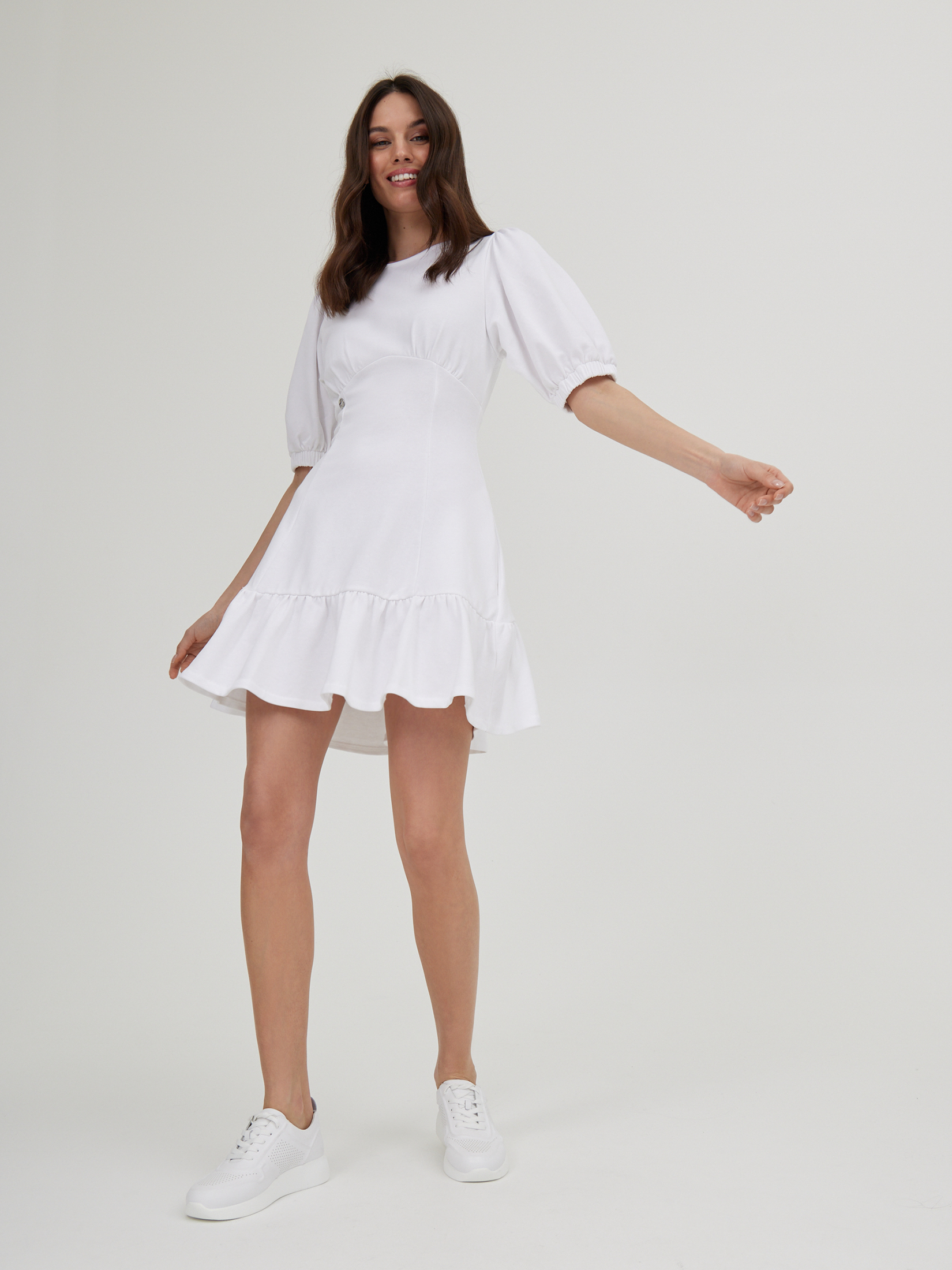 Платье женское белое цена и фото