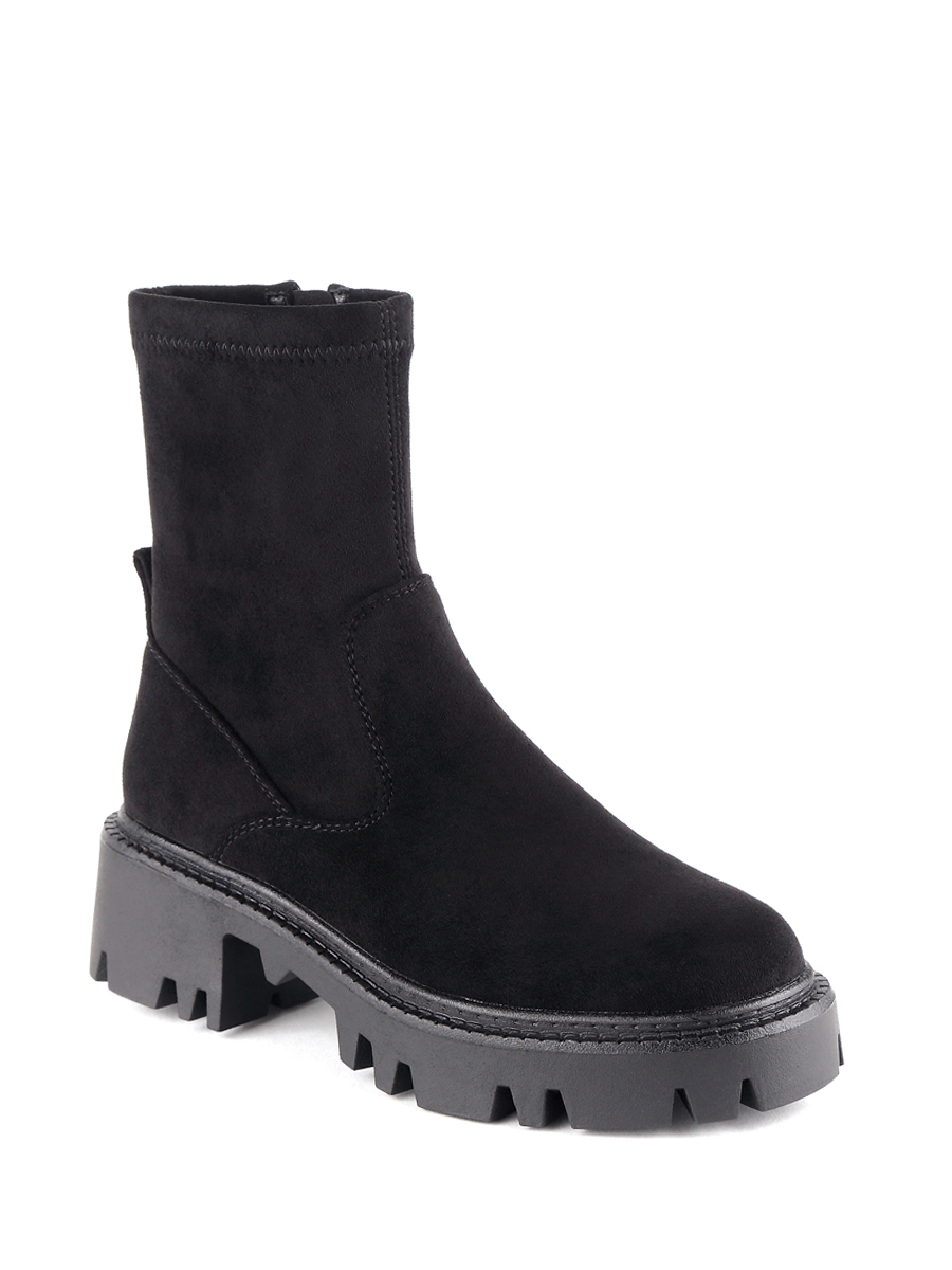 Ботинки женские черные ботинки twiki демисезон зима натуральная кожа на липучках размер 29 черный
