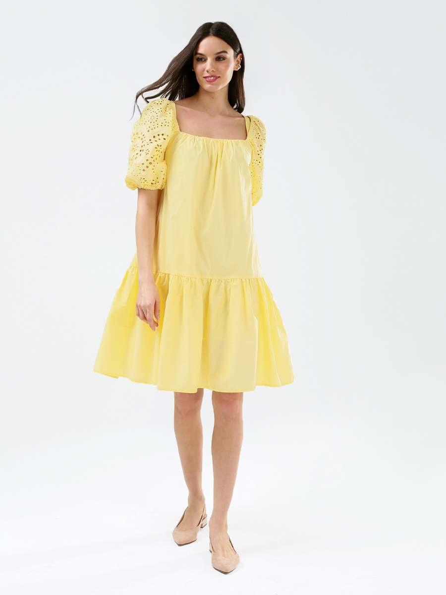 Платье женское ванильное платье modis 44 размер