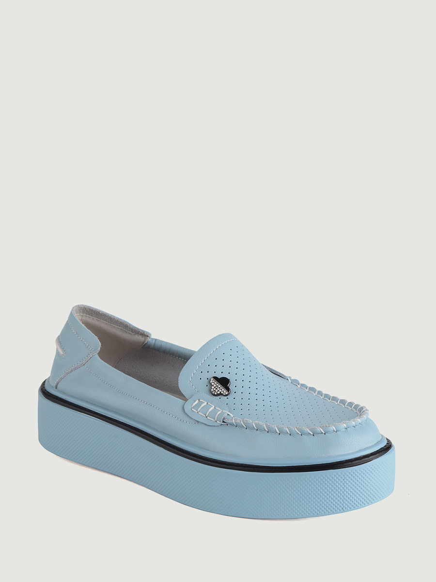 Слипоны женские голубые женские туфли pepita голубой размер 41