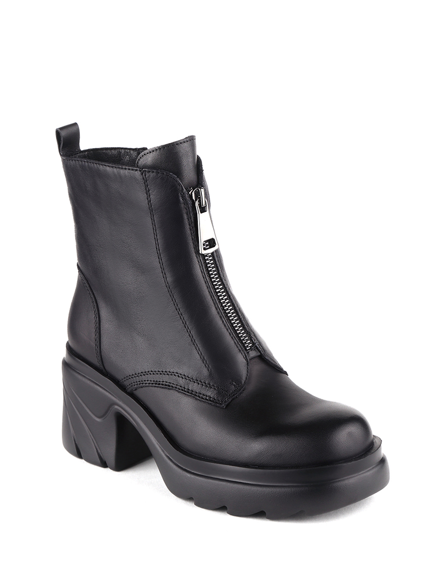 Ботинки женские черные ботинки calipso демисезон зима натуральная кожа полнота 6 анатомическая стелька размер 38 черный