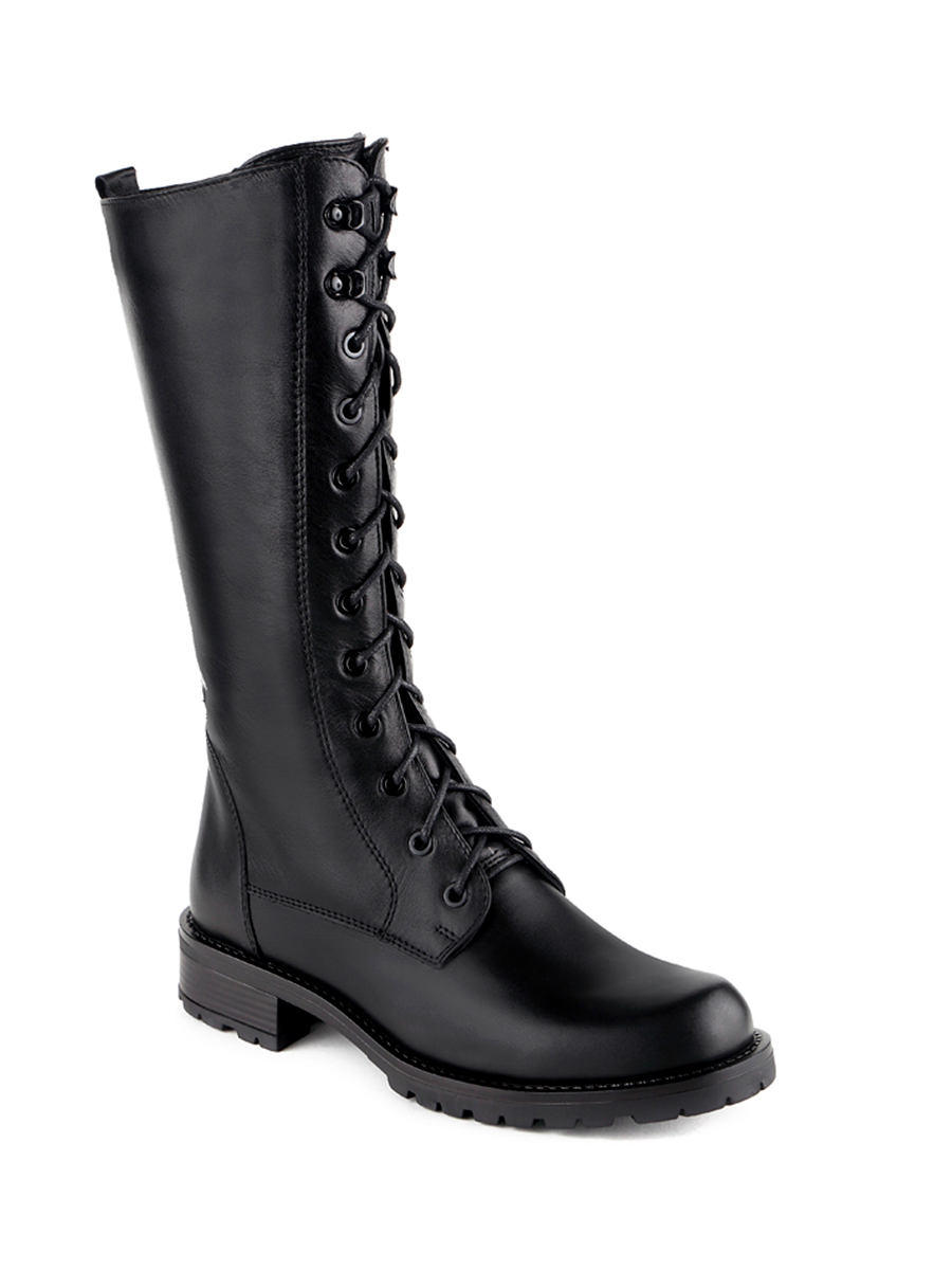 Ботинки женские черные ботинки calipso демисезон зима натуральная кожа полнота 6 анатомическая стелька размер 38 черный