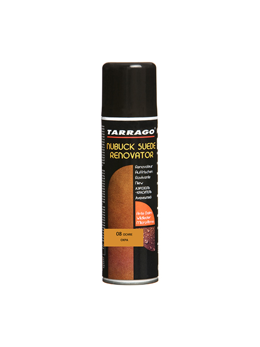 Краска Nubuk Renovator TARRAGO, 250 мл. цвет охра полироль для гладкой кожи tarrago instant shine аэрозоль 250 мл