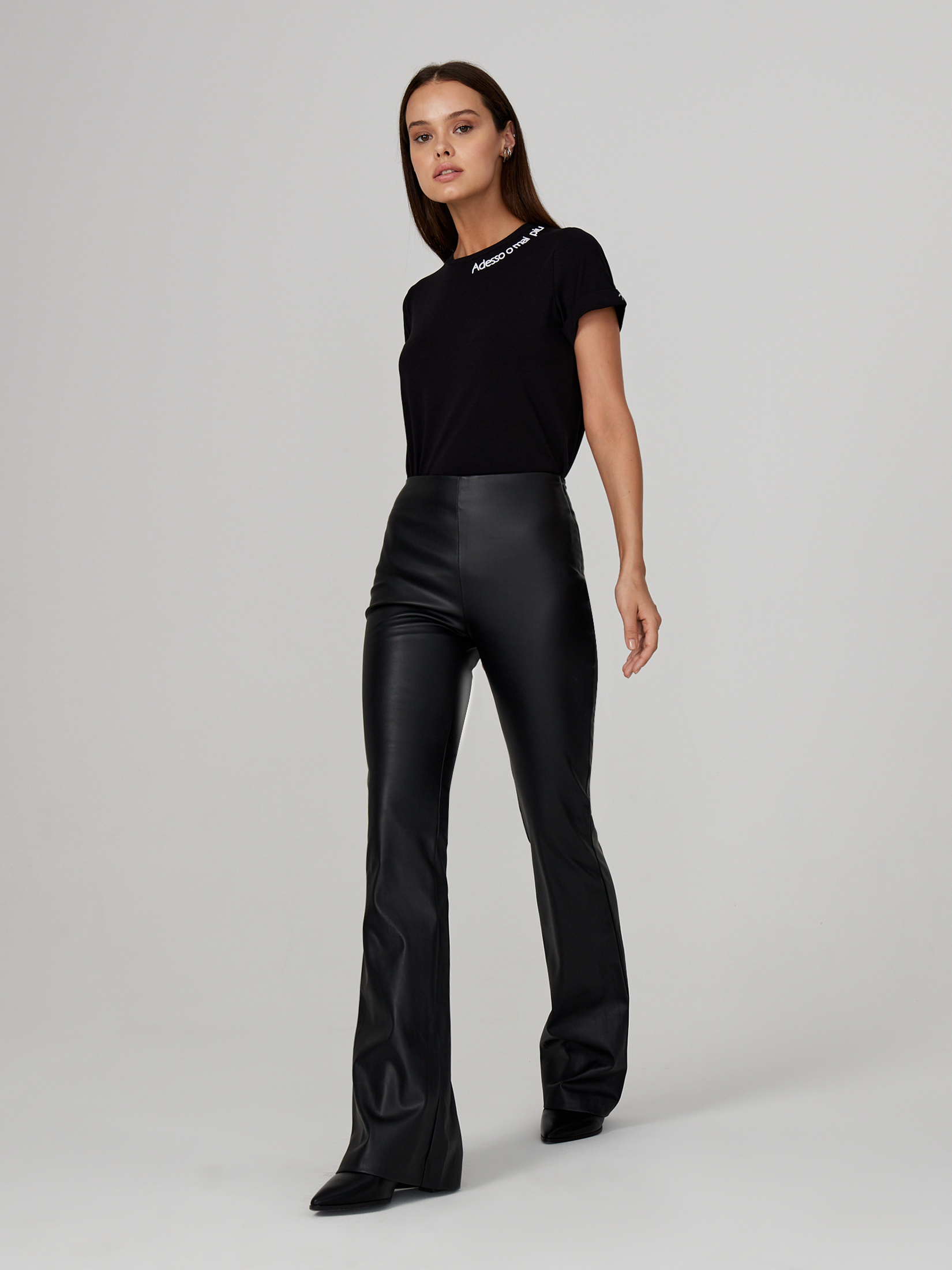 Брюки женские черные брюки женские modellini 1360 цвет черный размер 48