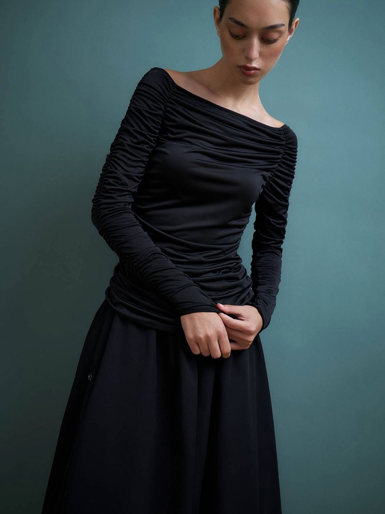 Джемпер P24W-F12-AA-093 BLK фото - 7