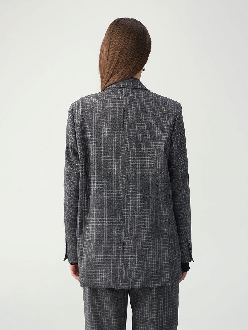 Жакет женский серый меланж купить за 10 990 руб. рублей в интернет